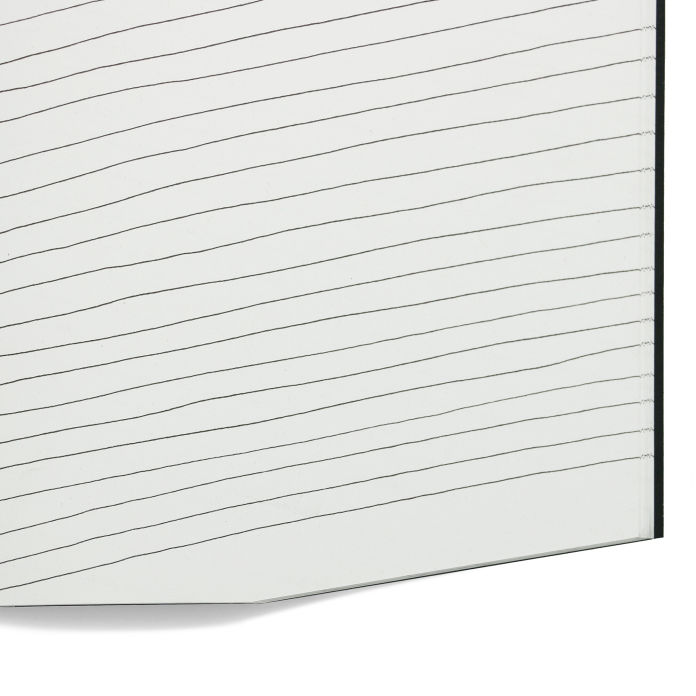 Q, Writeground, stationery, cartoleria, design, carta riciclata, design ecofriendly, italian design, notepad, notebook, quaderno, quaderno a righe, righe inclinate, scrittura creativa, minimal design